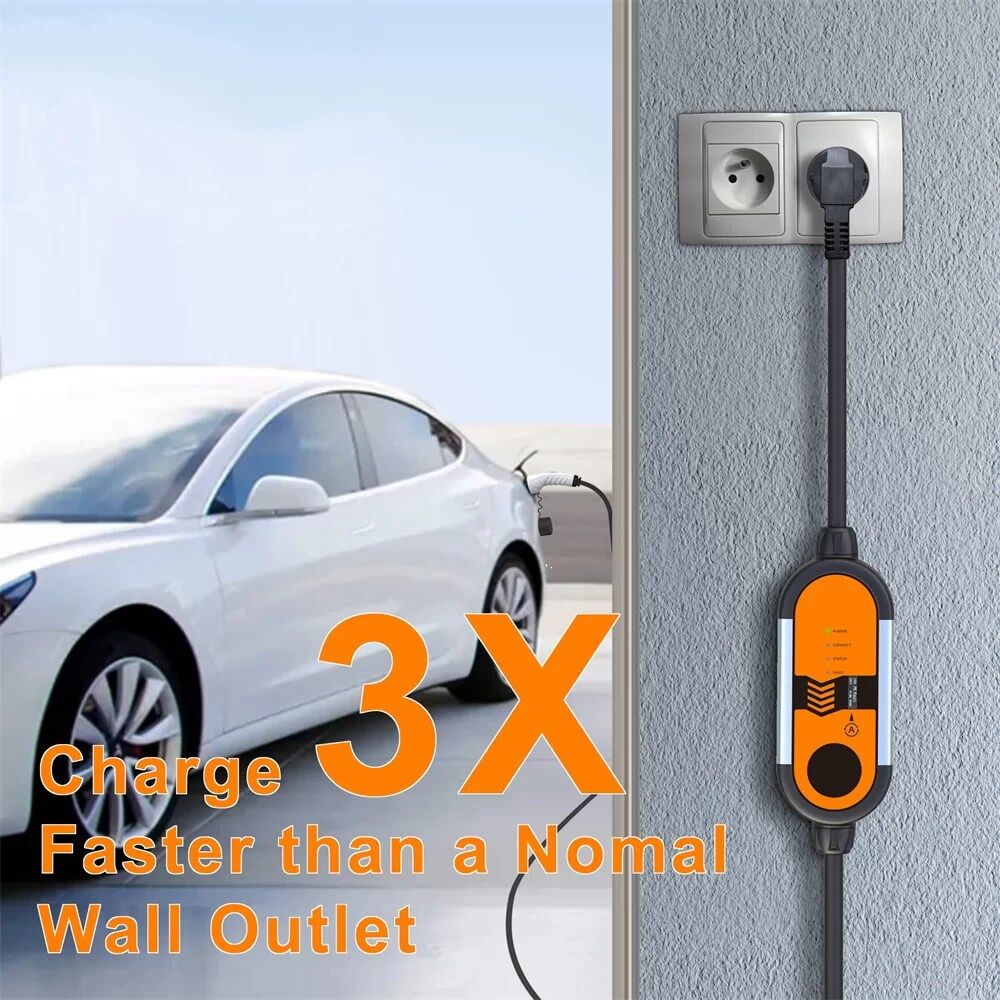 portable ev car charger 3.5kw 1